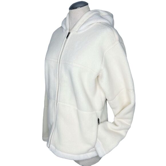 Patagonia Synchilla Arctic Jacket sz L * Cream Ivory Fleece Full Zip Cozy Warm - Picture 2 of 9